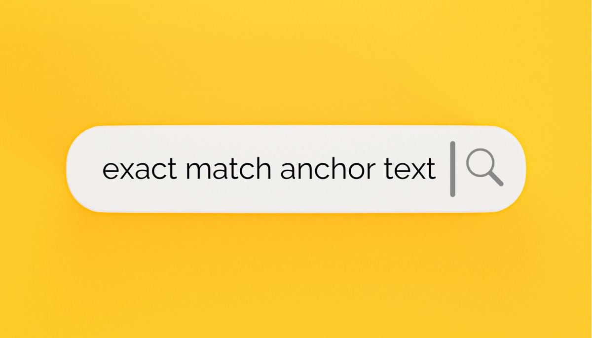 exact match anchor text