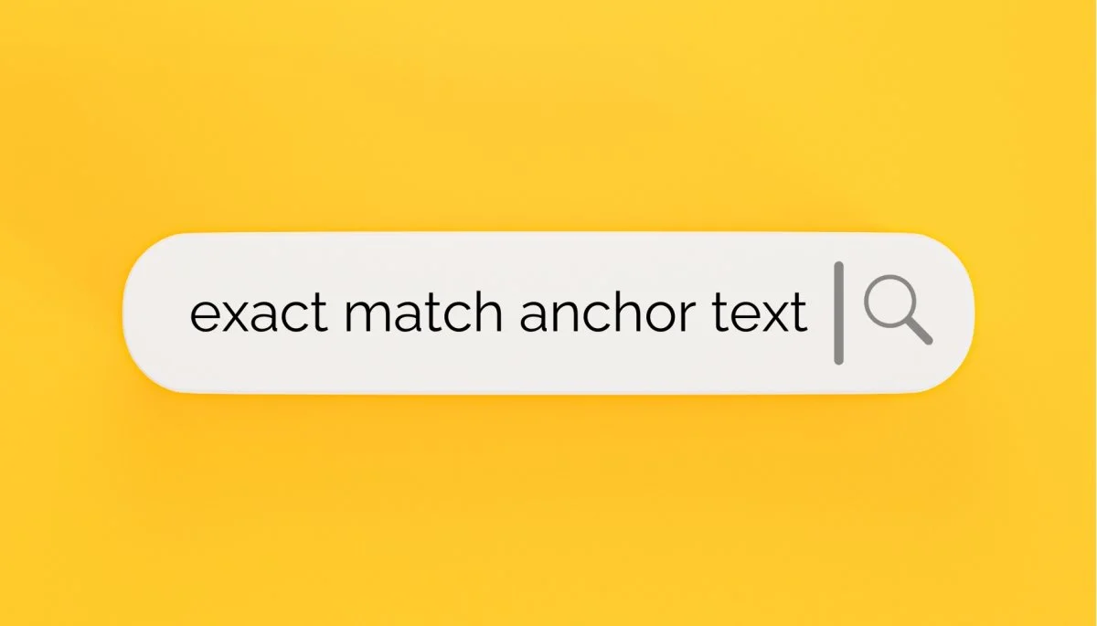 exact match anchor text