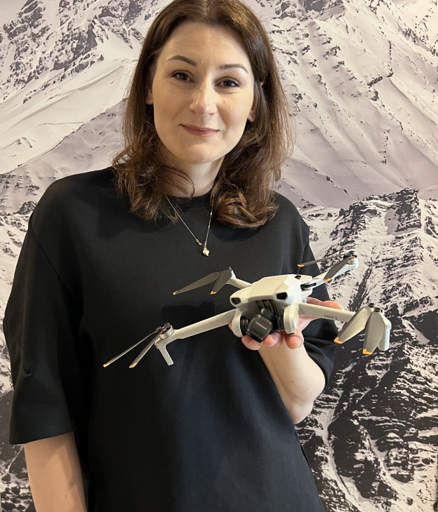 Kasia z dronem