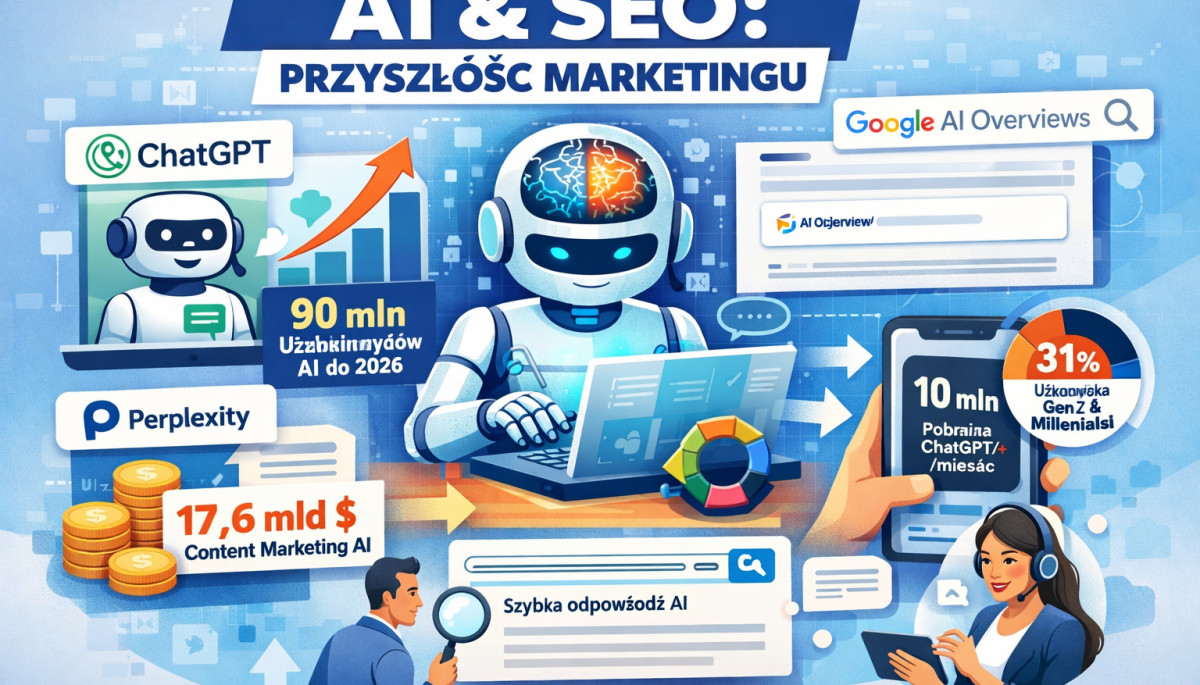 AI SEO w 2026. 25 statystyk i trendow dla digital marketerow