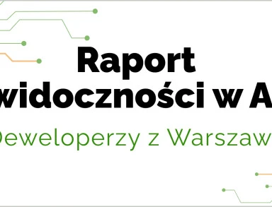 Raport AI okladka deweloperzy z warszawy
