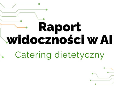 raport widocznosci w AI catering dietetyczny okladka
