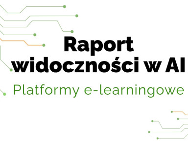 raport widocznosci w AI e learning okladka