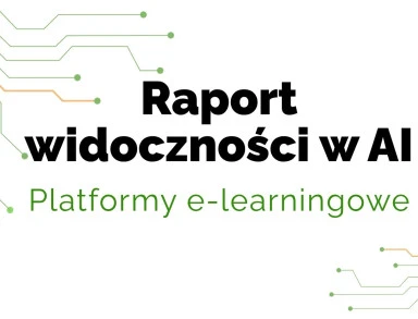 raport widocznosci w AI e learning okladka