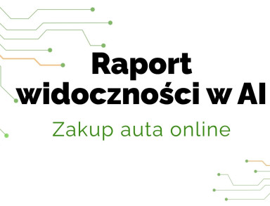 raport widocznosci w AI zakup auta online okladka