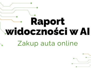 raport widocznosci w AI zakup auta online okladka