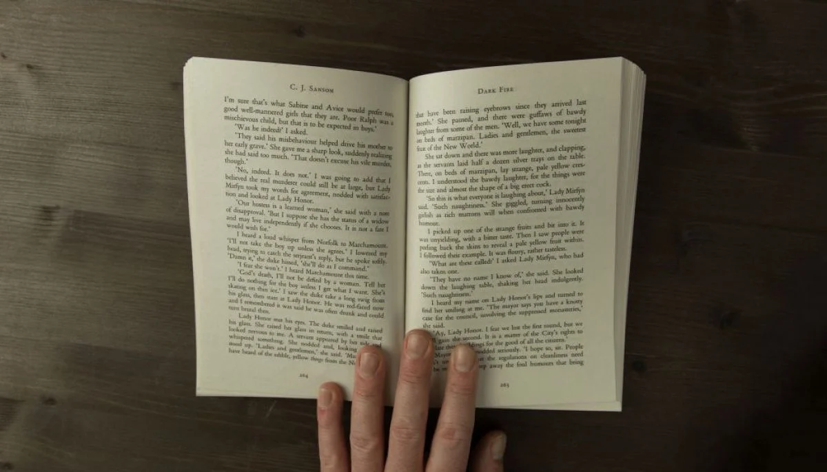 reading book