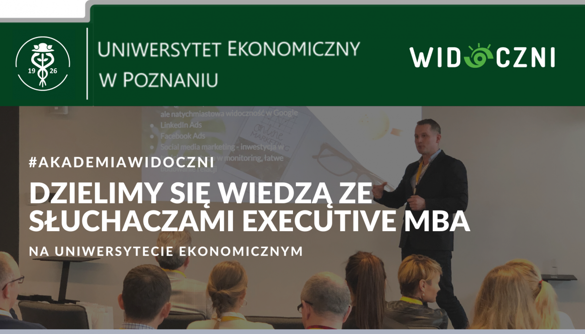 widoczni dla studentow mab uep plakat