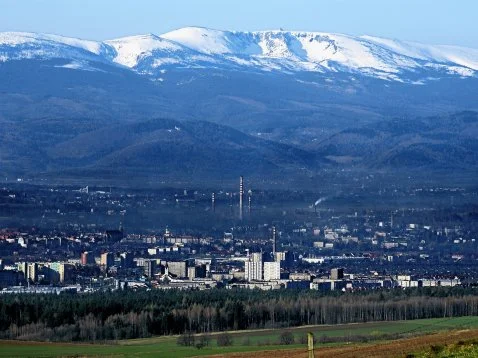 Jelenia Gora widok z Lysej Gory